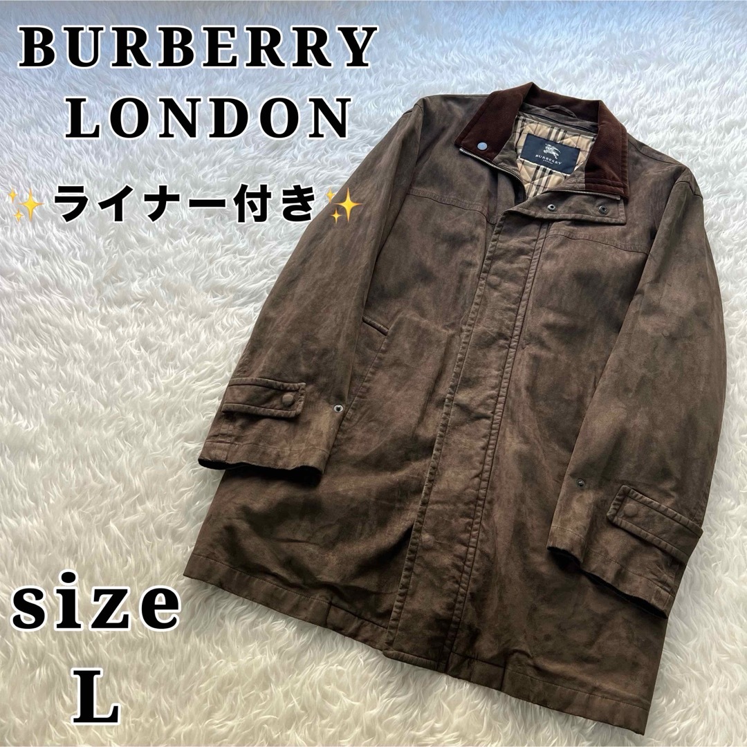 BURBERRYヴィンテージ✨ バーバリーロンドン ステンカラーコート ノバ