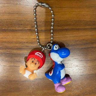 ニンテンドウ(任天堂)のマリオ　キーホルダー　90年代　レトロ(キーホルダー)