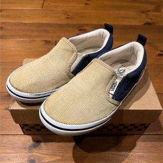 ヴァンズ(VANS)のVANS バンズ キッズ スニーカー SLIP-ON コーデュロイ 20cm(スリッポン)