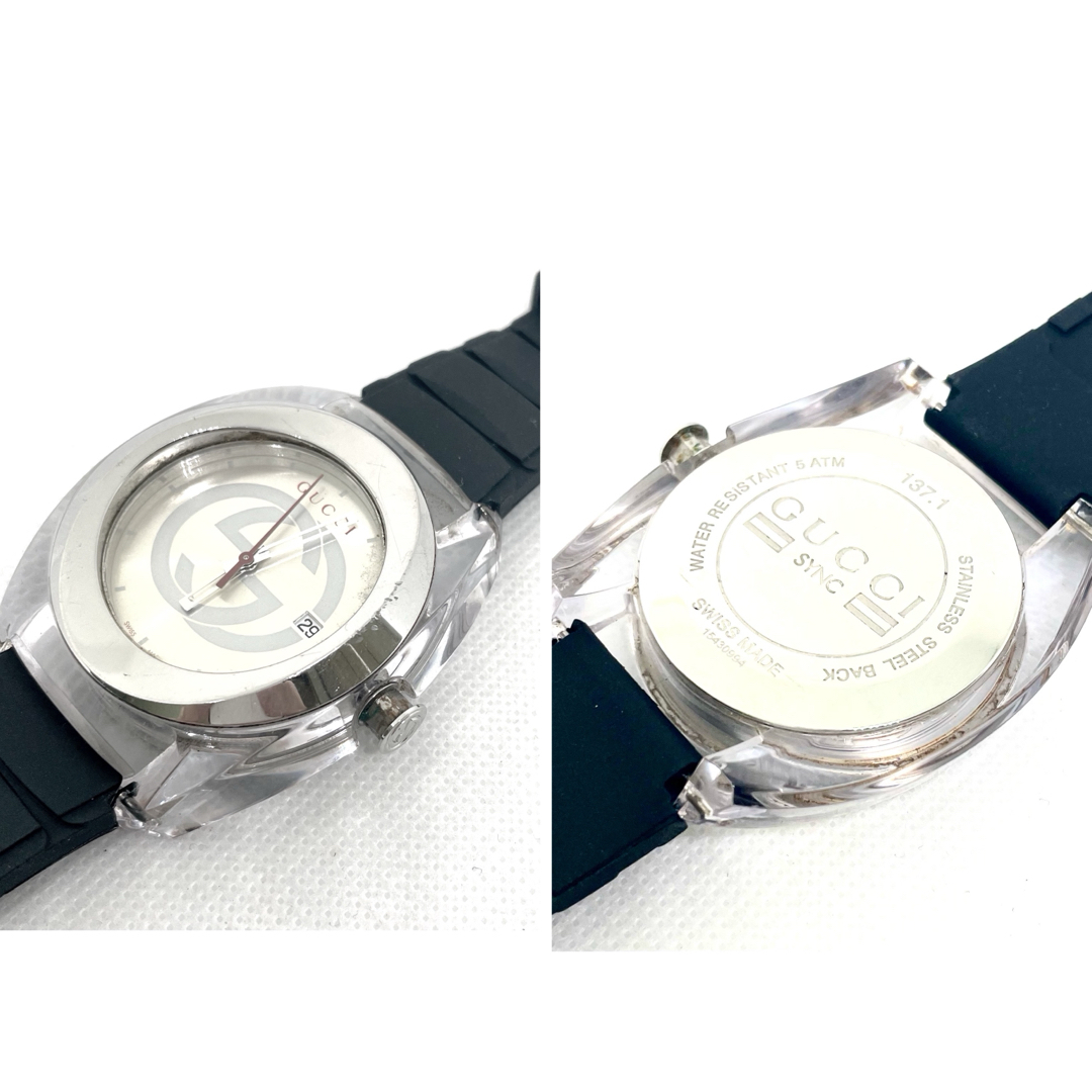 Gucci(グッチ)の稼働　GUCCI グッチ　SYNC　メンズ時計　ブランド時計　価格相談歓迎！ メンズの時計(腕時計(アナログ))の商品写真