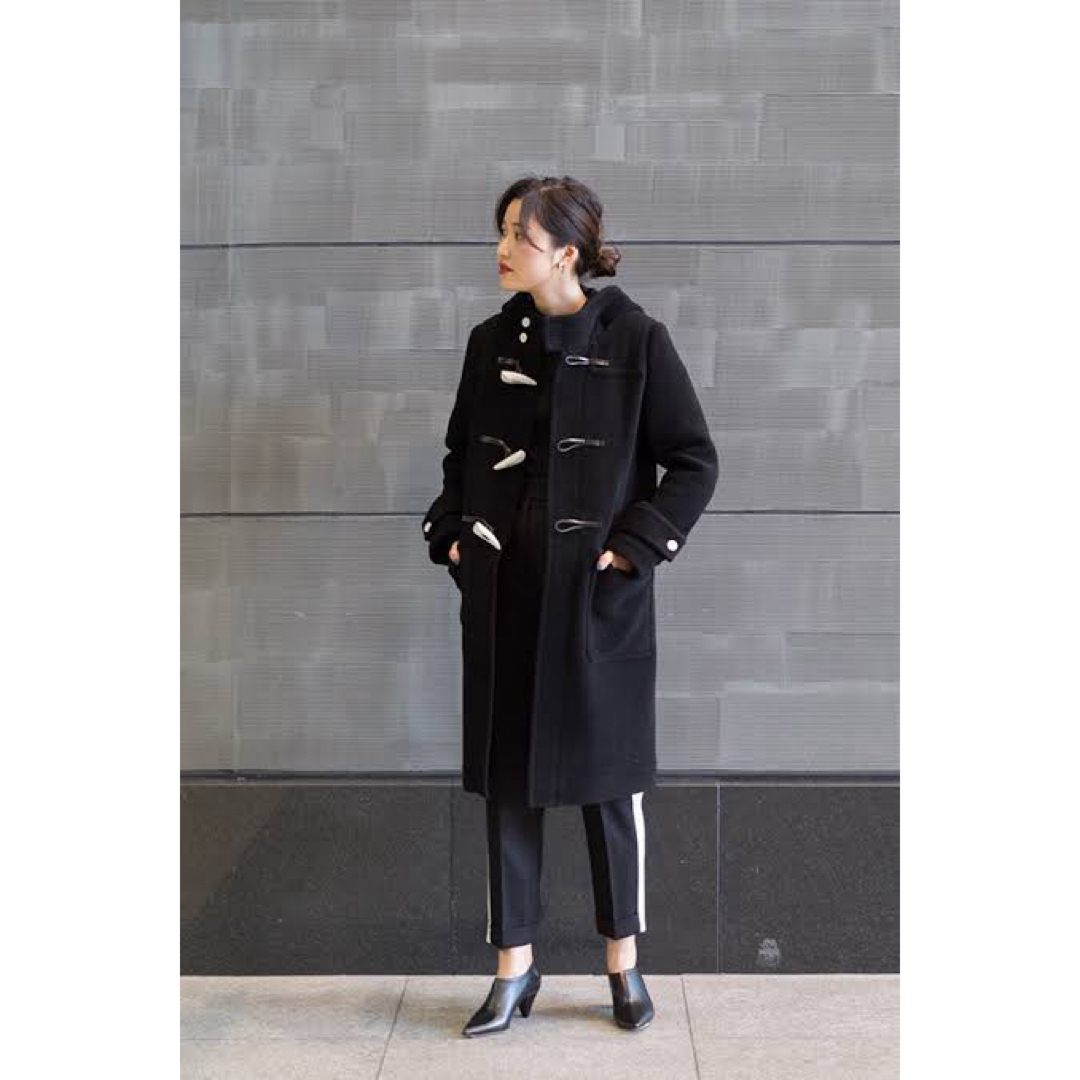 HYKE - 極美品✨ ハイク ダッフルコート ロングコート ウール ブラック