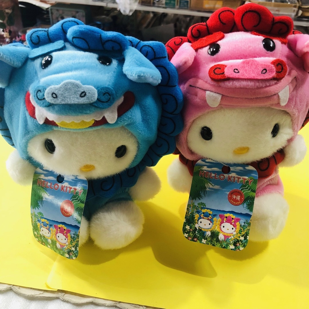 キティちゃん ご当地 沖縄 シーサー ぬいぐるみ ハローキティ キティちゃん ご当地 沖縄 シーサー ぬいぐるみ ハローキティ