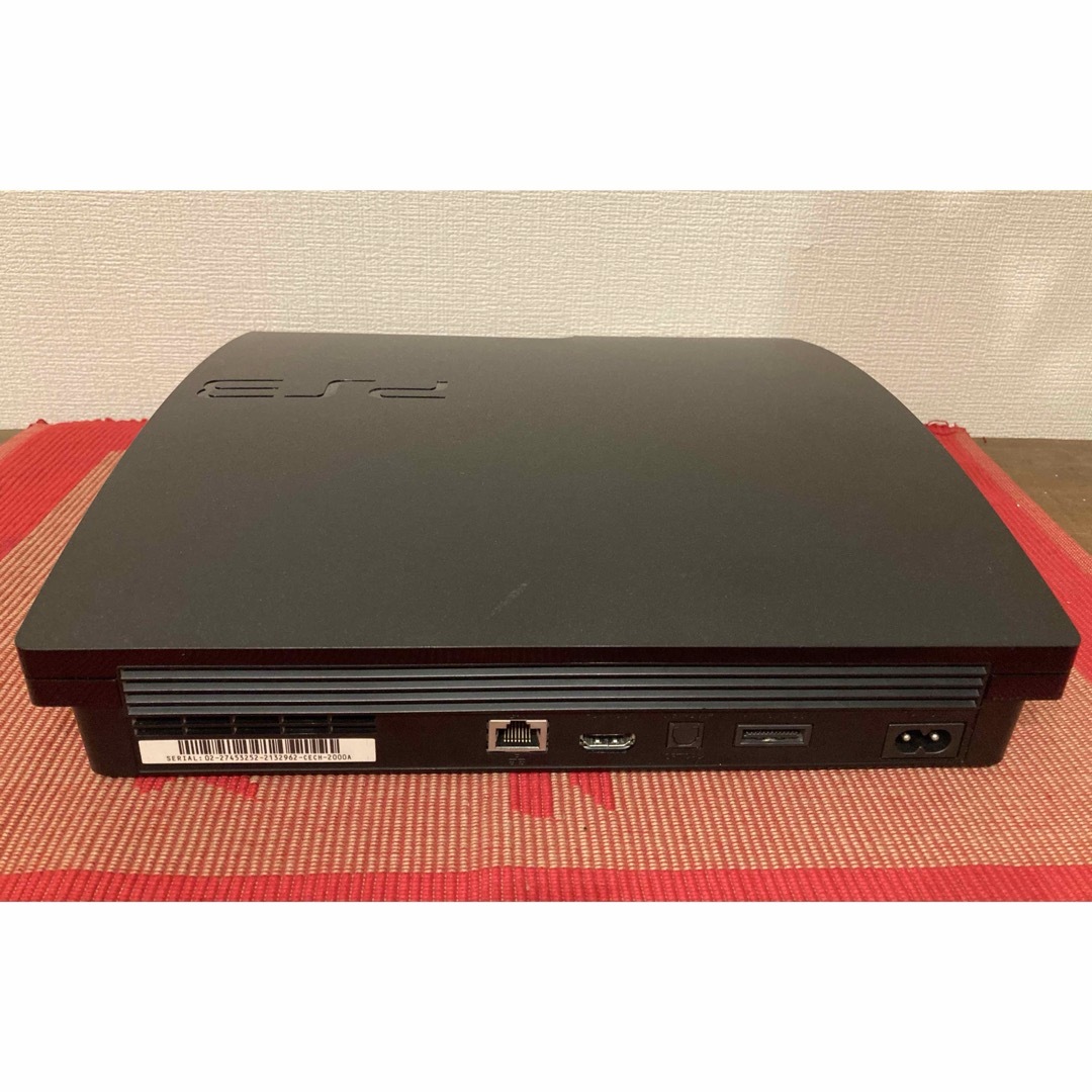 PlayStation3(プレイステーション3)の【美品】プレイステーション3 ブラック CECH-2000A エンタメ/ホビーのゲームソフト/ゲーム機本体(家庭用ゲーム機本体)の商品写真