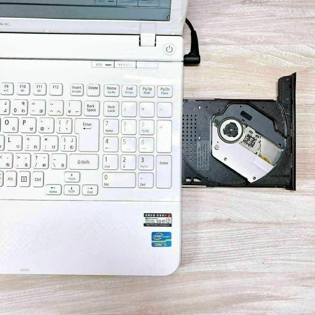 NEC - 【美品】カメラ付✨すぐ使えるノートパソコン✨ブルーレイ見れる