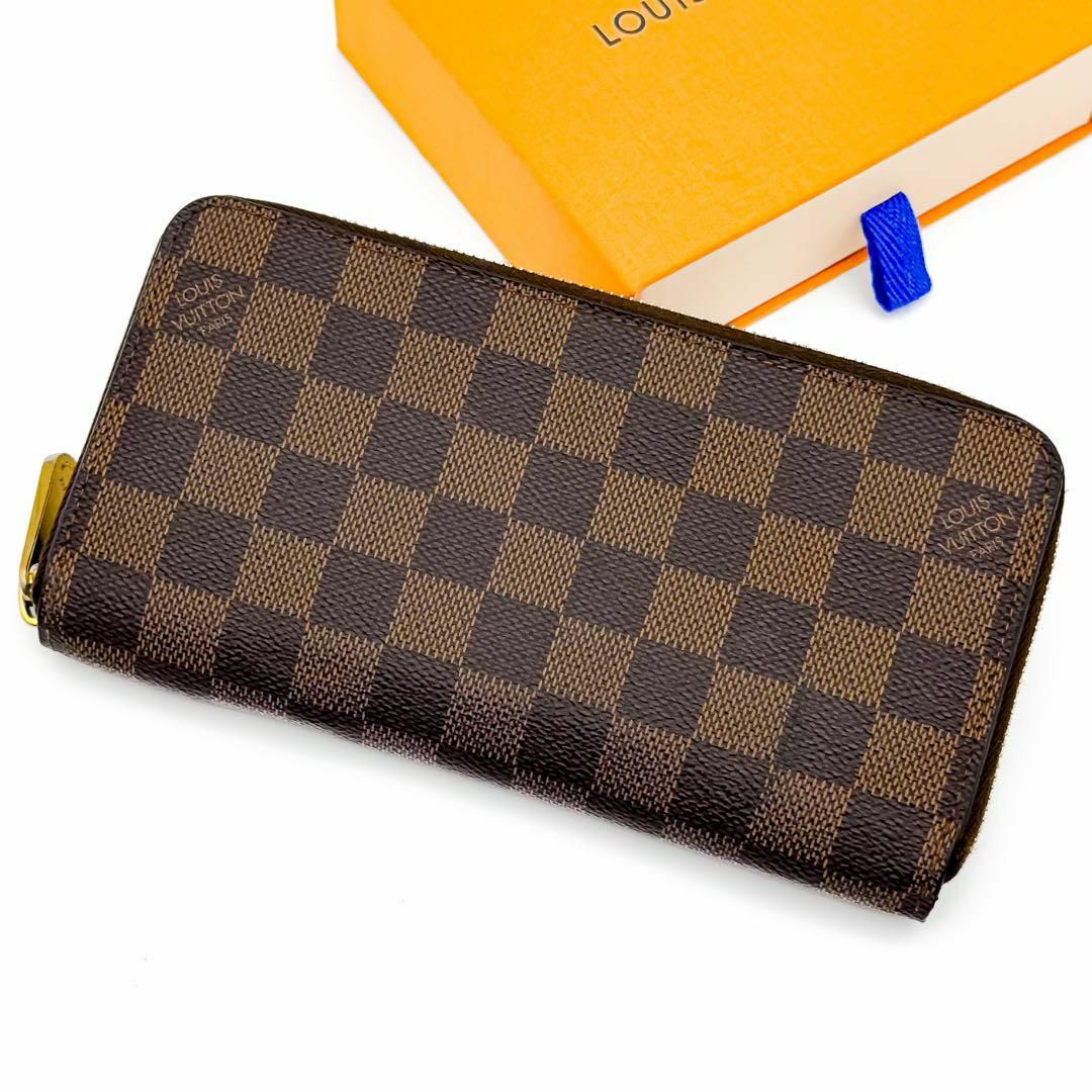 LOUIS VUITTON - 【極美品】ルイヴィトン ダミエ エベヌ ジッピー