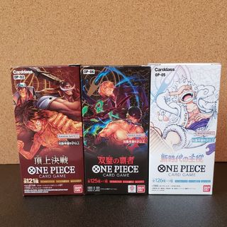 ONE PIECE - ☆値段交渉歓迎☆３BOX【双璧の覇者・新時代の主役・頂上 ...