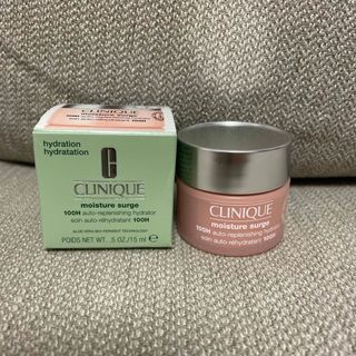 クリニーク(CLINIQUE)の【新品未使用】CLINIQUE モイスチャーサージ 100H 15ml(フェイスクリーム)