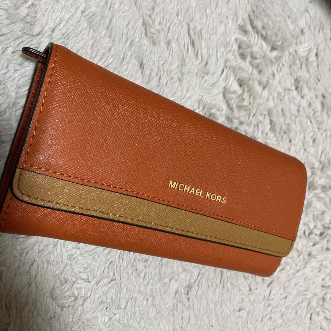 mintオススメ一覧新品 MICHAEL KORS長財布 オレンジ 財布 長財布