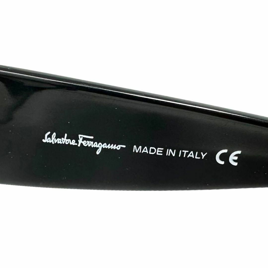 Salvatore Ferragamo(サルヴァトーレフェラガモ)のサルヴァトーレフェラガモ　サングラス　イタリア製　ブラック　a0162 メンズのファッション小物(サングラス/メガネ)の商品写真