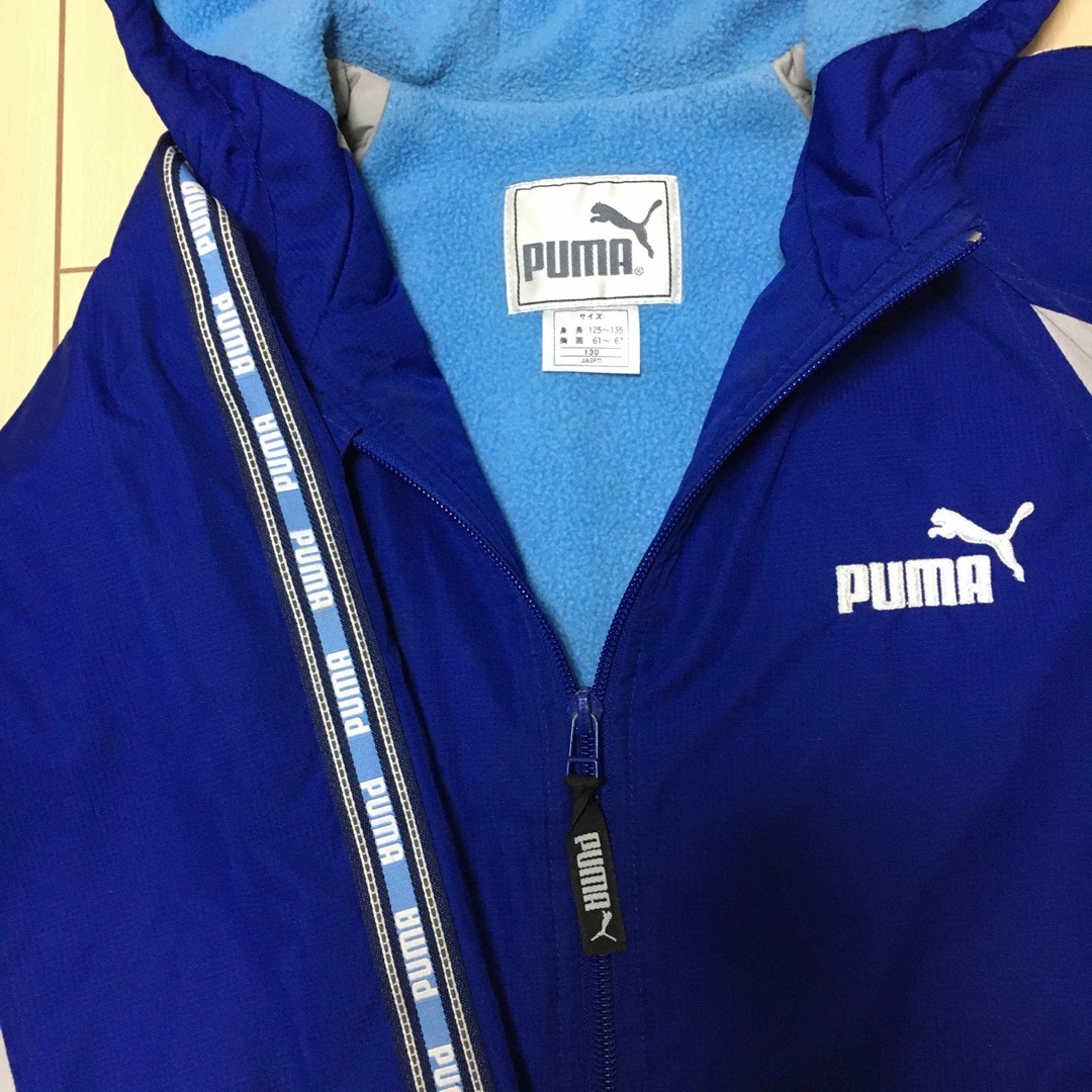 PUMA(プーマ)のプーマ　PUMA ベンチコート　130cm キッズ/ベビー/マタニティのキッズ服男の子用(90cm~)(コート)の商品写真