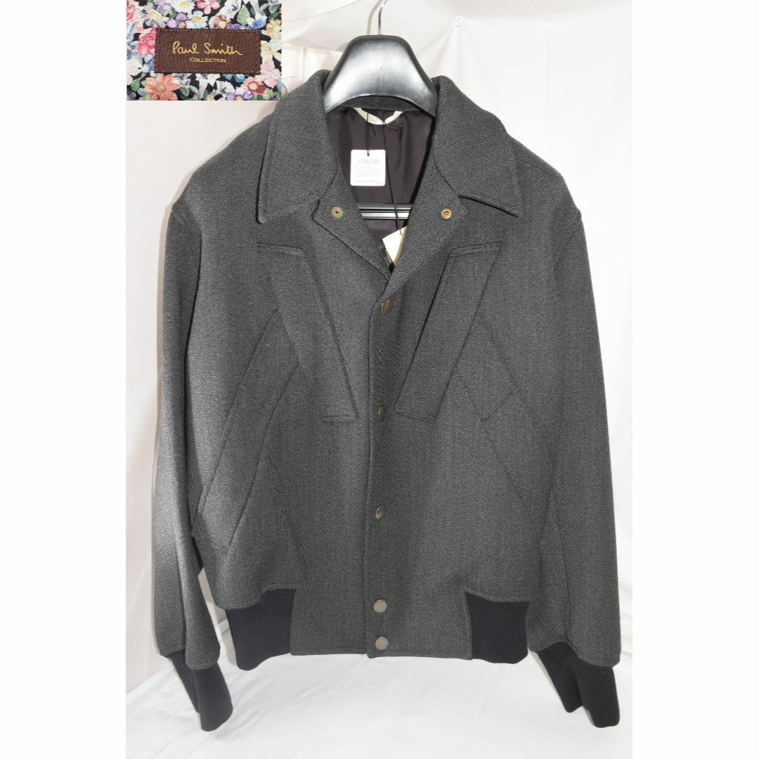 ブルゾン新品☆Paul Smithコレクション ブルゾン ジャンパー☆グレー☆XLサイズ