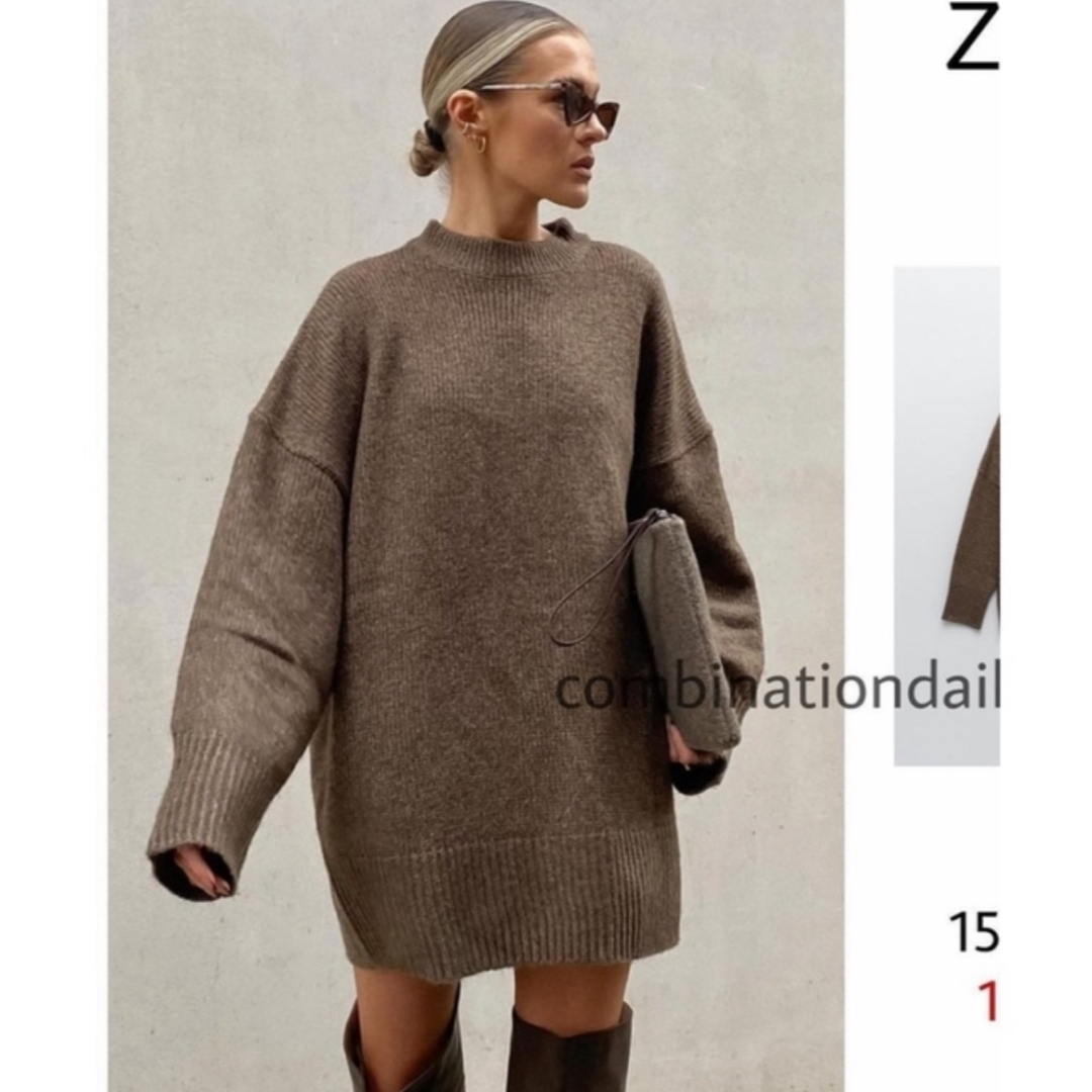 ZARA(ザラ)の【ZARA】ザラ オーバーサイズニット レディースのトップス(ニット/セーター)の商品写真