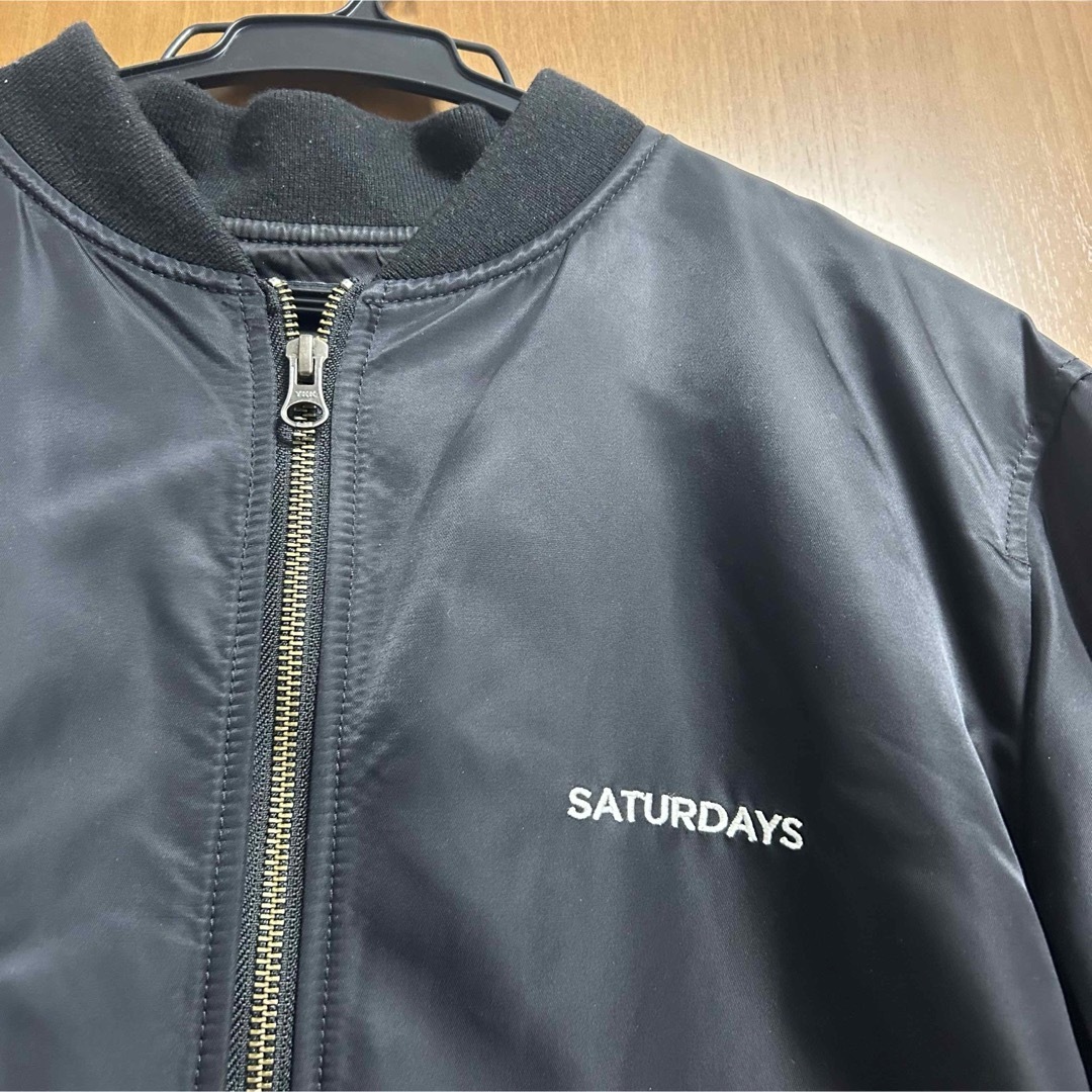 SATURDAYS SURF NYC(サタデーズサーフニューヨークシティー)のSATURDAYS NYC  サタデーズ ニューヨークシティ MA-1 Lサイズ メンズのジャケット/アウター(ブルゾン)の商品写真