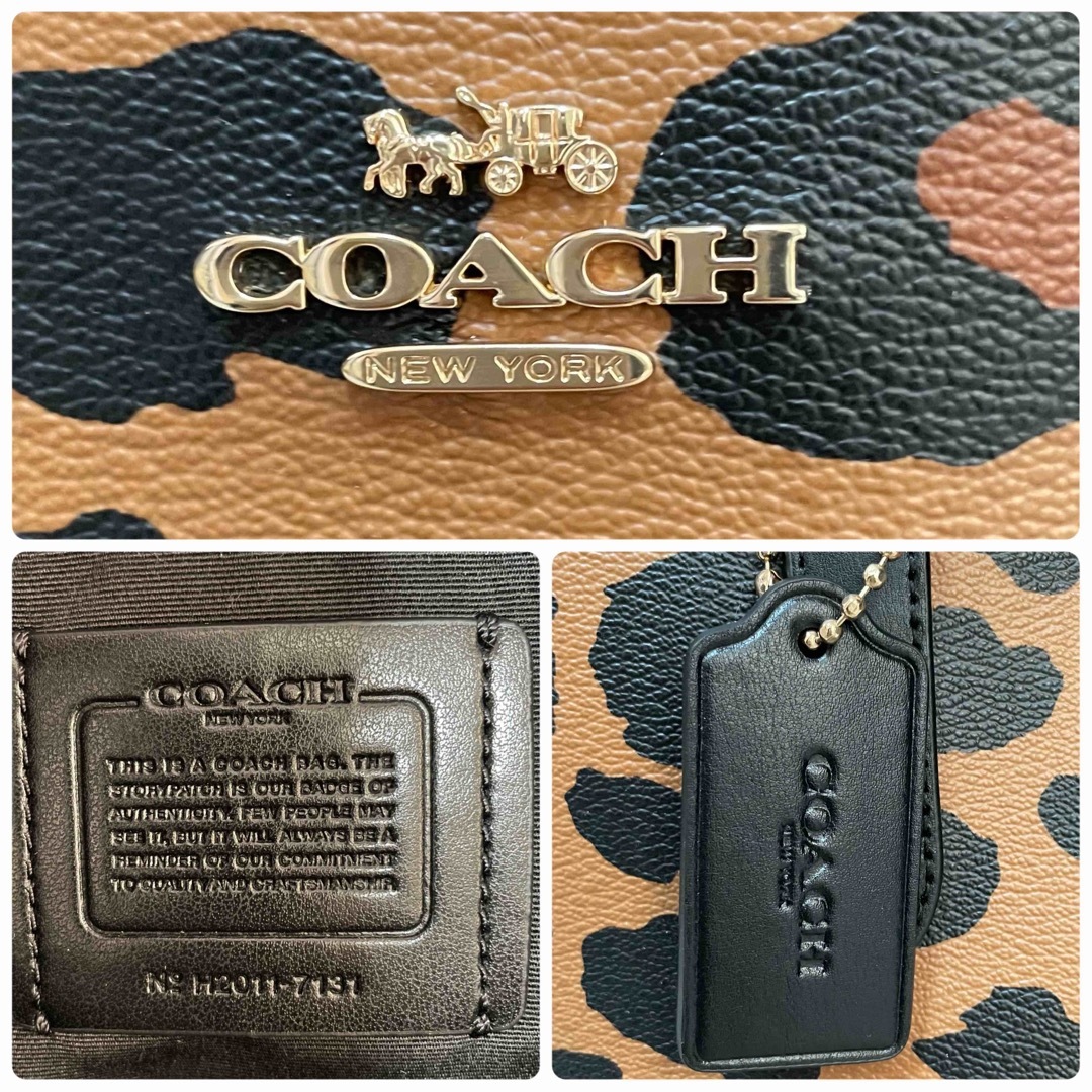 COACH(コーチ)の新品未使用　コーチ　ウィズ レオパード プリント シティ トートバッグ　7131 レディースのバッグ(トートバッグ)の商品写真