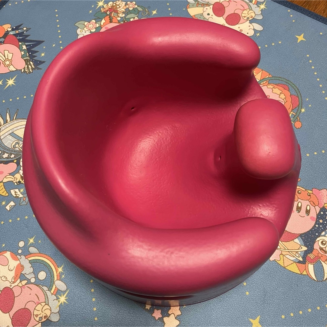 Bumbo(バンボ)の【中古】バンボ　ピンク キッズ/ベビー/マタニティの授乳/お食事用品(その他)の商品写真