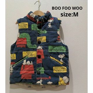 ブーフーウー(BOOFOOWOO)のBOO FOO WOO ブーフーウー キッズ 120 スヌーピー ダウンベスト(ジャケット/上着)