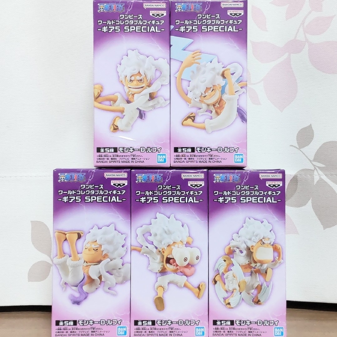 ワンピース ワールドコレクタブルフィギュア ギア5 SPECIAL 全5 ワンピース ワールドコレクタブルフィギュア ギア5 SPECIAL 全5