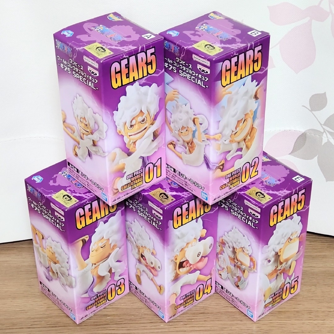 ワンピース ワールドコレクタブルフィギュア ギア5 SPECIAL 全5 ワンピース ワールドコレクタブルフィギュア ギア5 SPECIAL 全5