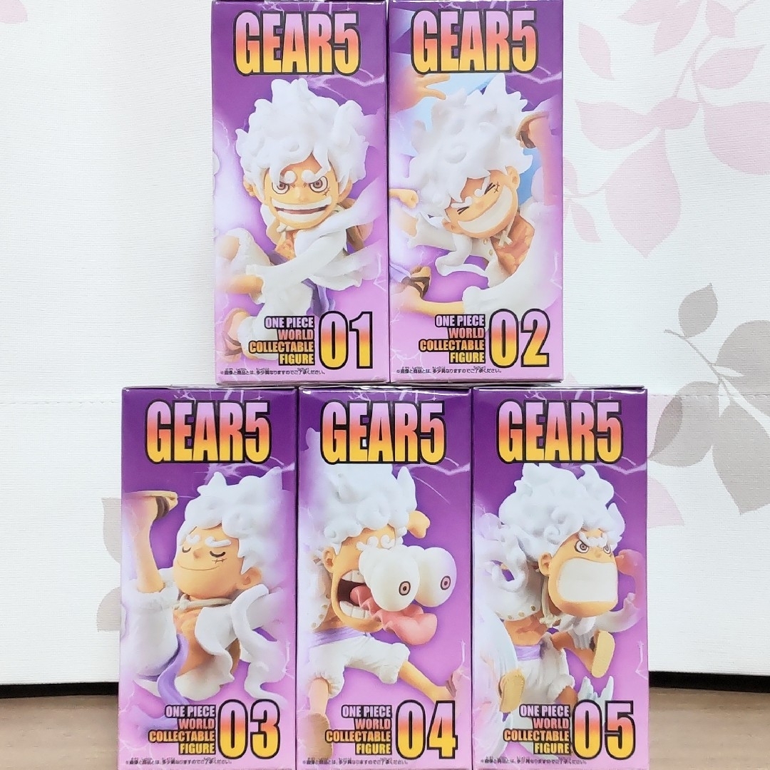 ワンピース ワールドコレクタブルフィギュア ギア5 SPECIAL 全5 ワンピース ワールドコレクタブルフィギュア ギア5 SPECIAL 全5
