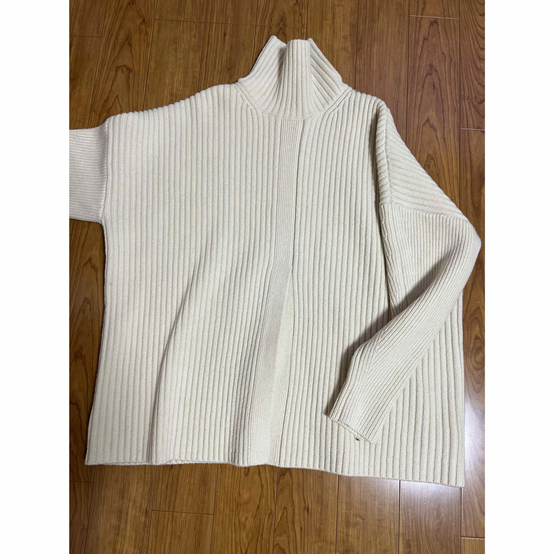 CLANE(クラネ)のCLANE  DOUBLE FACE CENTER SLIT RIB KNIT レディースのトップス(ニット/セーター)の商品写真