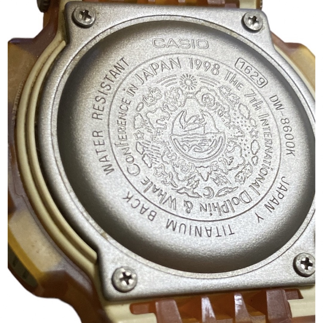 CASIO(カシオ)のカシオ G-SHOCK イルクジ　DW-8600K　オレンジ【電池交換済 メンズの時計(腕時計(デジタル))の商品写真
