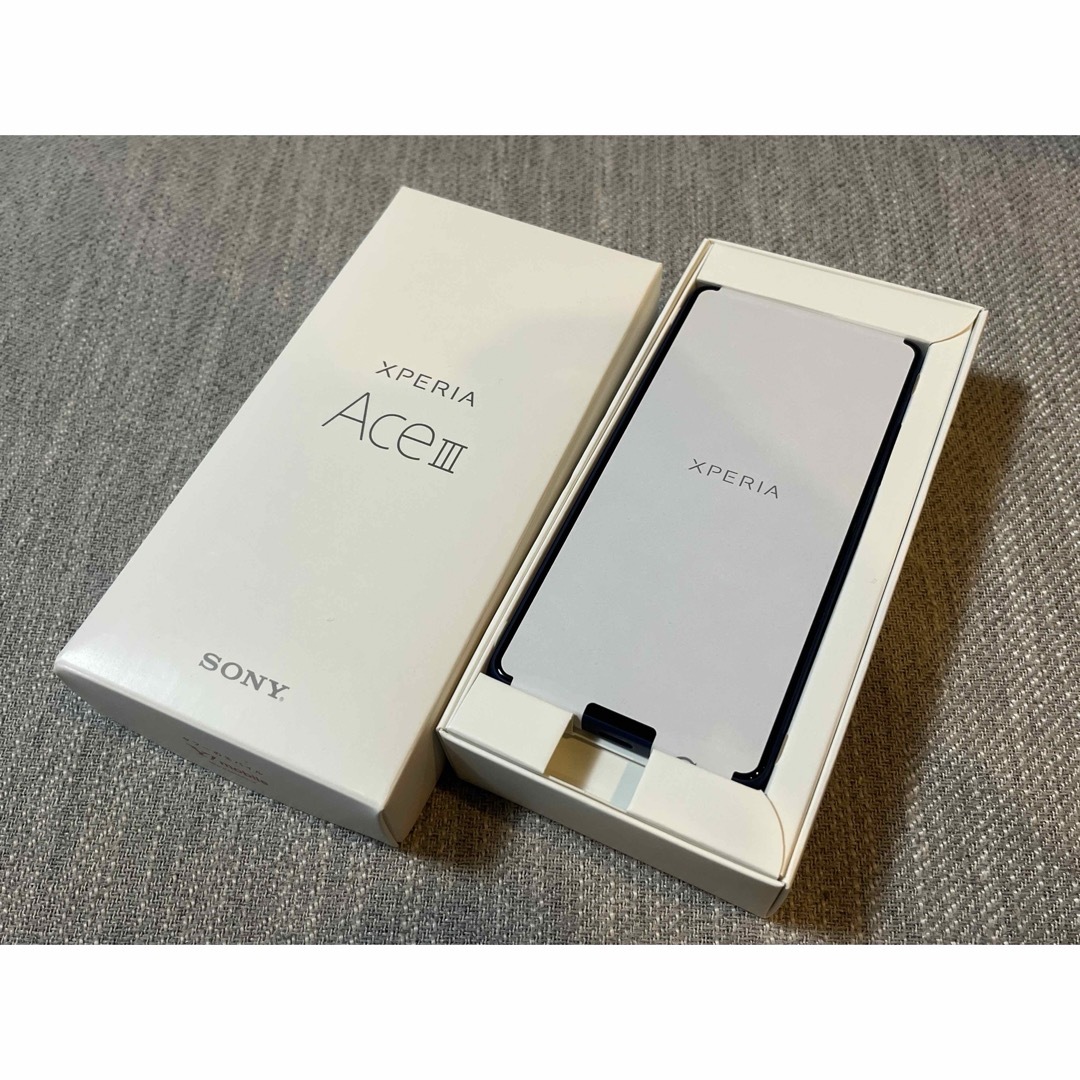 スマホ/家電/カメラ新品 Xperia ACE III SONY simフリー A203SO ブルー