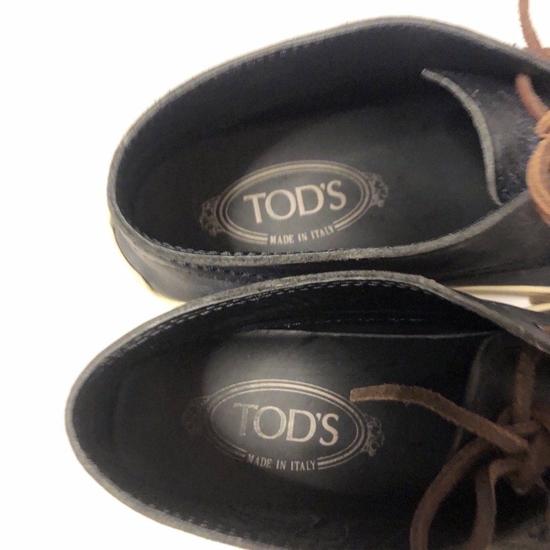 TOD'S(トッズ)のトッズ（TOD'S） アンクルブーツ　 メンズ　ネイビーブルー　濃紺 メンズの靴/シューズ(ブーツ)の商品写真