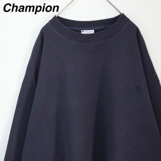 チャンピオン(Champion)の【3XLサイズ】チャンピオン／スウェット　刺繍ロゴ　USA規格　裏起毛　ECO(スウェット)