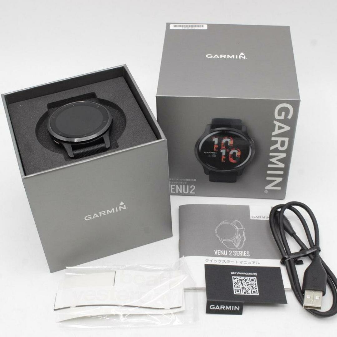 第621010150412号GARMIN VENU2 010-02430-61 Black/Slate スマートウォッチ ガーミン ヴェニュー 本体