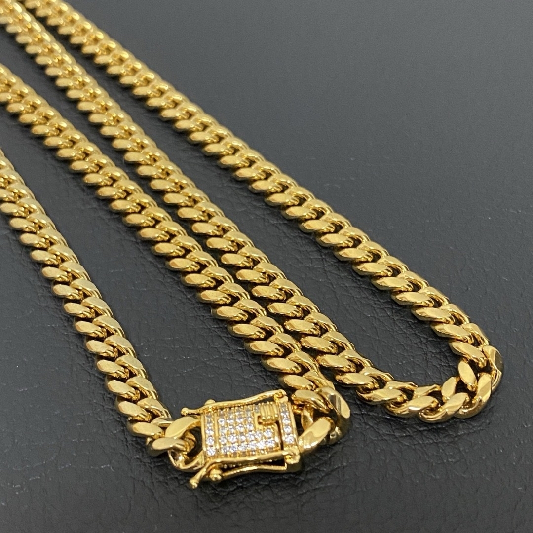 喜平ネックレス 60cm 金ネックレス ゴールド 18k チェーン ステンレス