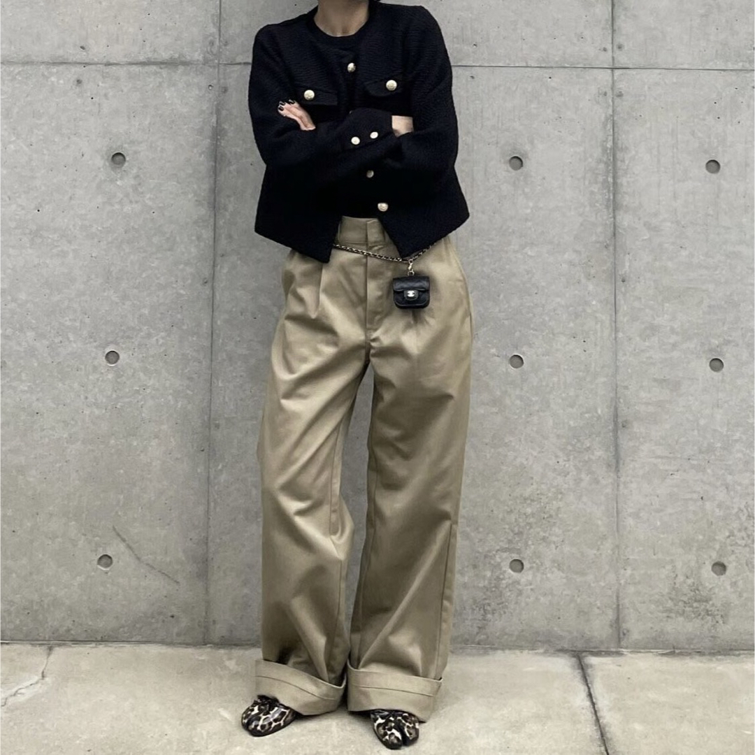 Dickies(ディッキーズ)のok.soon×dickies コラボチノ［ワイド］ レディースのパンツ(チノパン)の商品写真