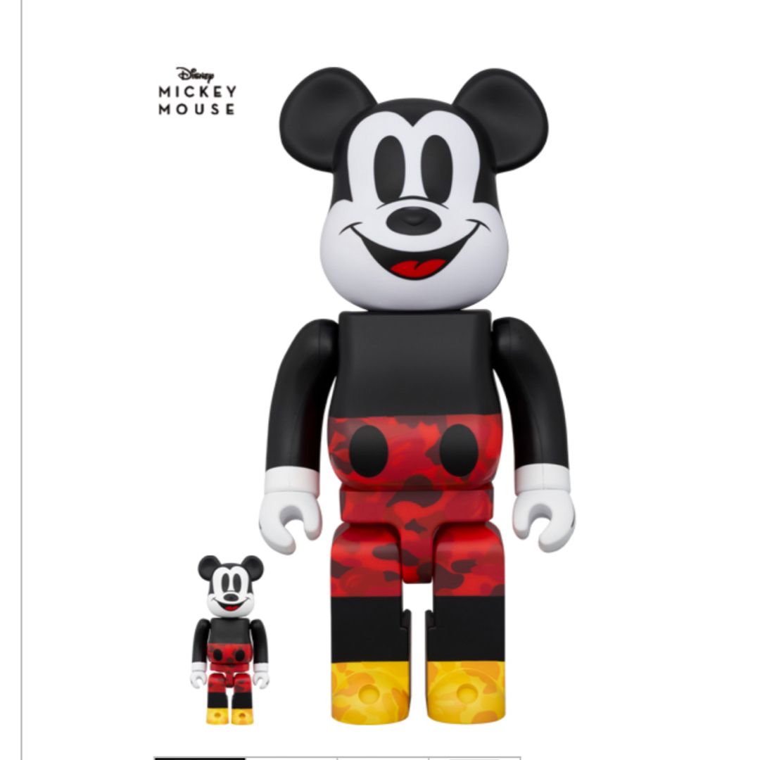 BE@RBRICK BAPE(R)MICKEY MOUSE COLOR Ver.bape