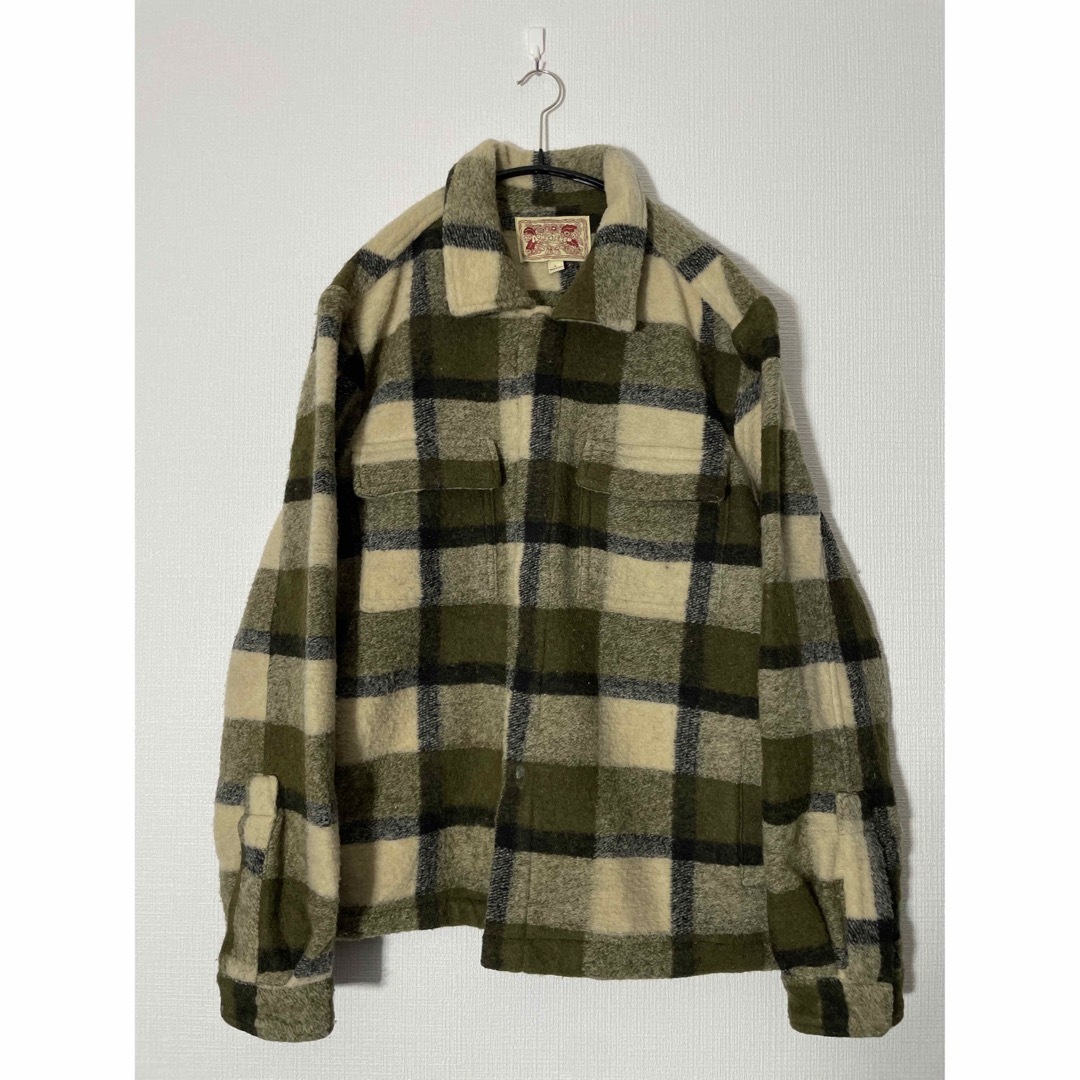 MONOSTEREO Knit Plaid Shirt