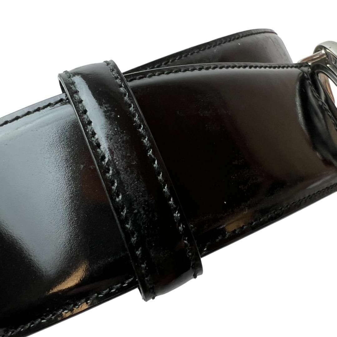 Gucci - グッチ GUCCI インターロッキング エナメルベルト68〜73cm GG