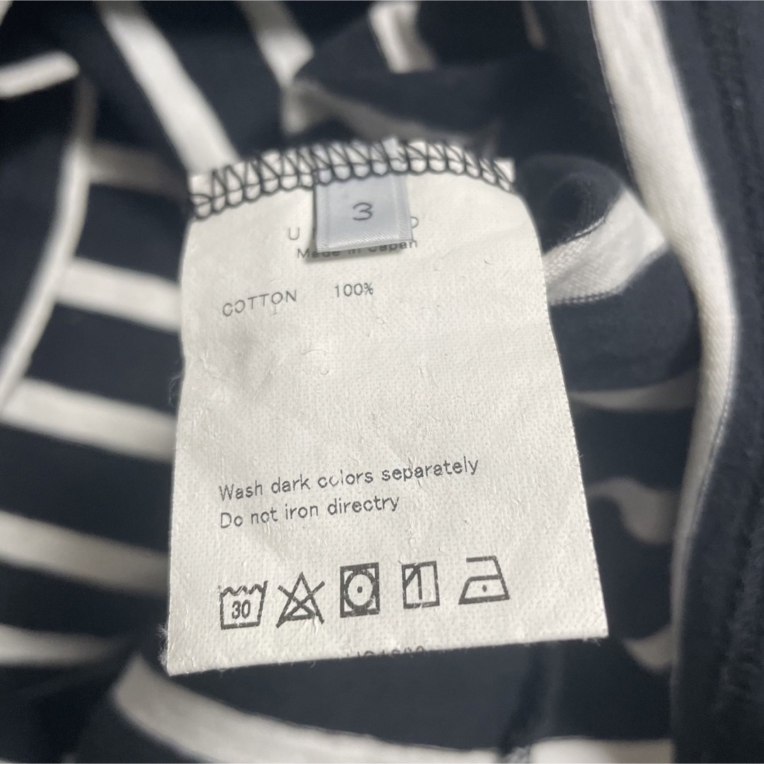 UNUSED(アンユーズド)のunused アンユーズド オーバーサイズ ボーダーT 3 メンズのトップス(Tシャツ/カットソー(半袖/袖なし))の商品写真