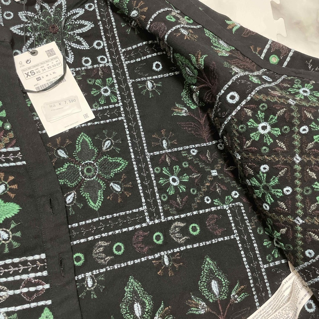 ZARA - 刺繍 ジャケット ZARAの通販 by おまとめ割承ります ZARA - 刺繍 ジャケット ZARAの通販 by おまとめ割承ります