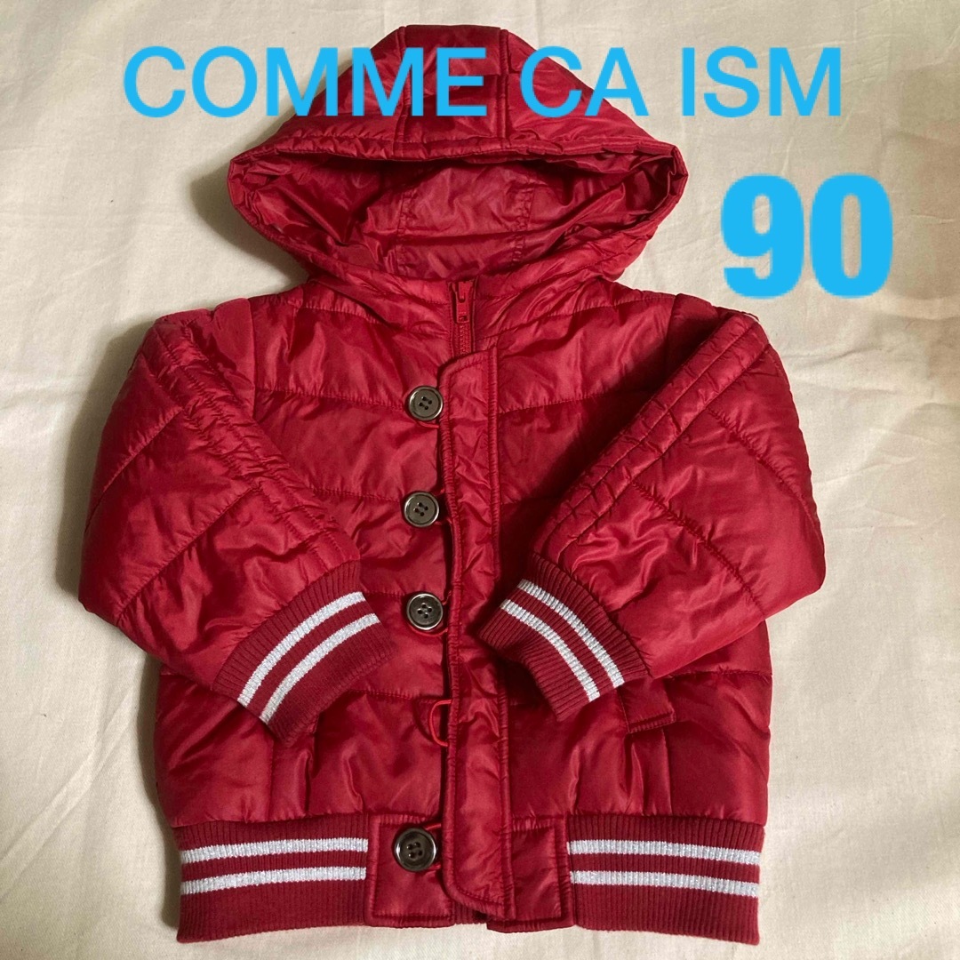 COMME CA ISM(コムサイズム)のCOMME CA ISM  中綿ジャンパー 90 アウター キッズ/ベビー/マタニティのキッズ服女の子用(90cm~)(コート)の商品写真