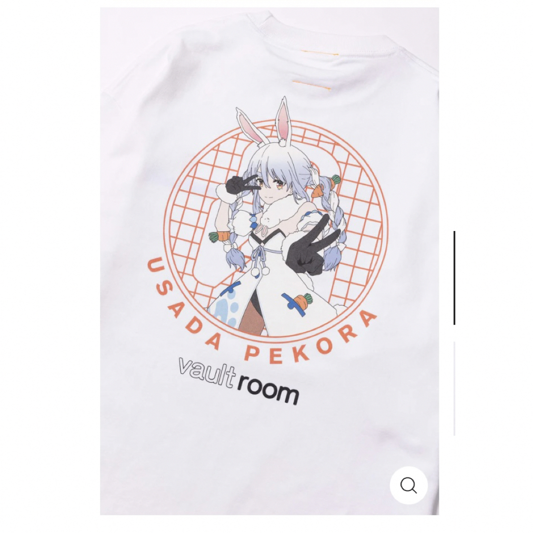 vaultroom 兎田ぺこら ホロライブ Tシャツ ホワイト LサイズTシャツ