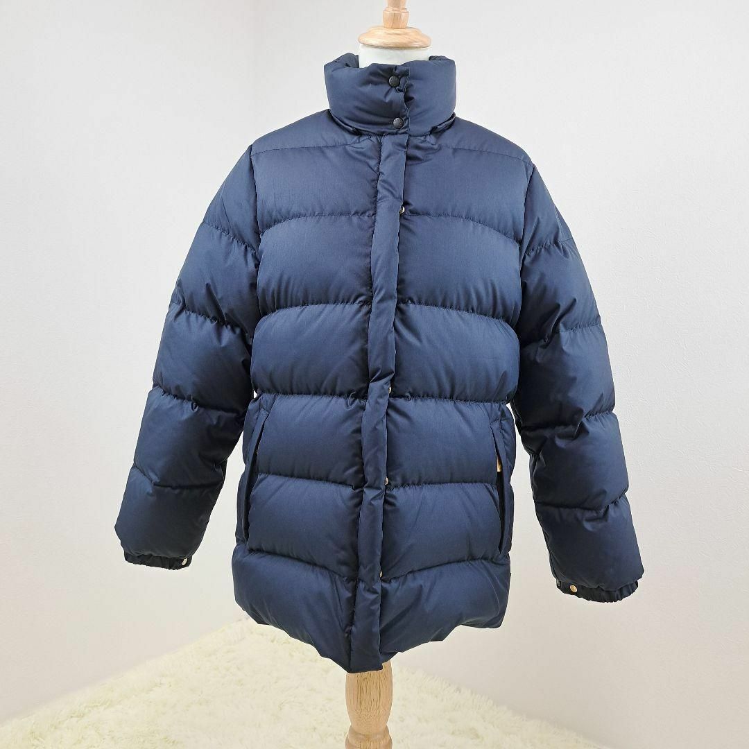 MONCLER(モンクレール)のMONCLER モンクレール　ダウンジャケット  茶タグ ネイビー サイズ0 レディースのジャケット/アウター(ダウンジャケット)の商品写真