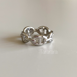 ●stainless アンカーRing S●金属アレルギー対応(リング(指輪))