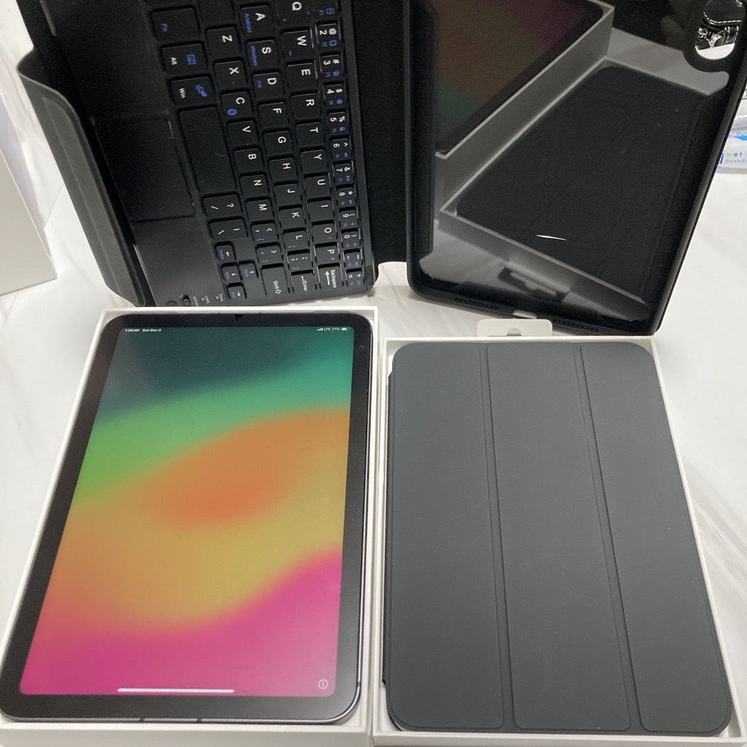 iPad(アイパッド)の美品　iPad mini 第6世代 cellular 64GB スペース　おまけ スマホ/家電/カメラのPC/タブレット(タブレット)の商品写真