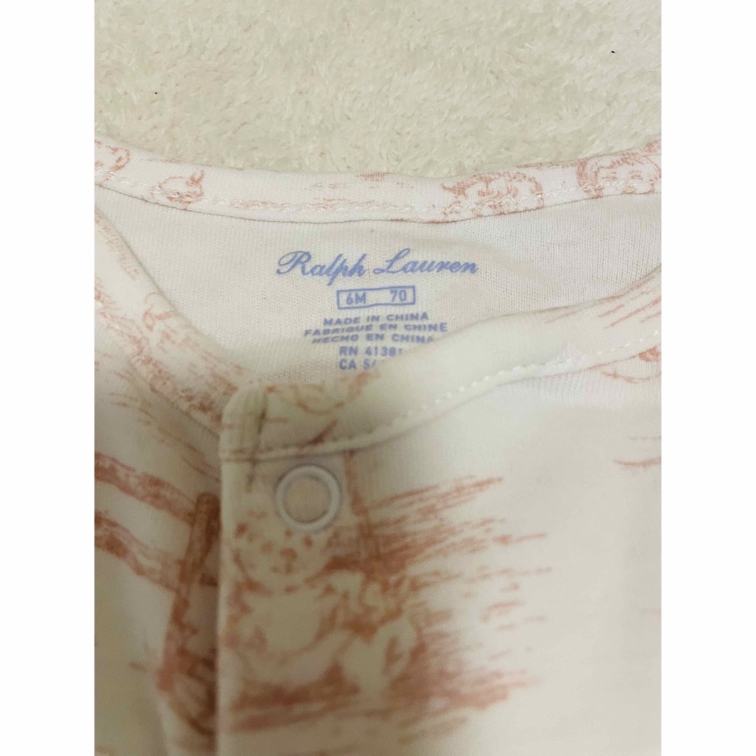 Ralph Lauren(ラルフローレン)のRalph Lauren ラルフローレン　ロンパース　6M 70cm キッズ/ベビー/マタニティのベビー服(~85cm)(ロンパース)の商品写真