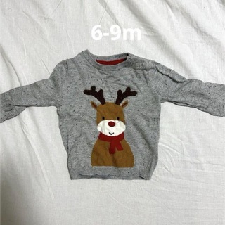 エイチアンドエム(H&M)のH&M クリスマスセーター 70サイズ(ニット/セーター)