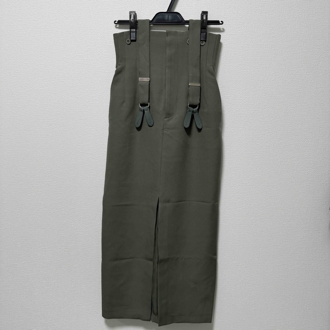 COCO DEAL(ココディール)のココディール　サスペンダー付きハイウエストスカート レディースのスカート(ロングスカート)の商品写真