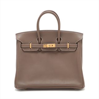 エルメス(Hermes)のエルメス　バーキン 25 エトゥープ　ゴールド　スイフト(ハンドバッグ)