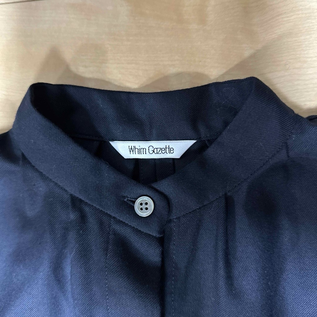Whim Gazette - ウィムガゼット バンドカラーロングワンピースの Whim Gazette - ウィムガゼット バンドカラーロングワンピースの
