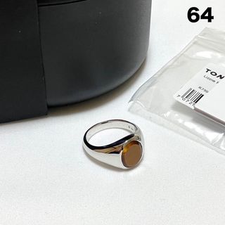 トムウッド(TOM WOOD)の新品 64 TOMWOOD Lizzie Ring Tiger Eye 5546(リング(指輪))