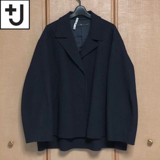 ユニクロ(UNIQLO)の【クリーニング済】ユニクロ+J ダブルフェイスシャツジャケット XLサイズ(テーラードジャケット)