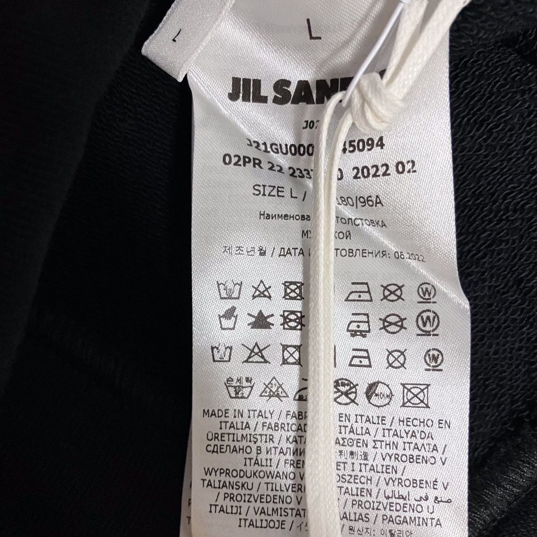 JIL SANDER - 新品 定価12.5万 L JIL SANDER 22aw パーカー 5502 JIL SANDER - 新品 定価12.5万 L JIL SANDER 22aw パーカー 5502