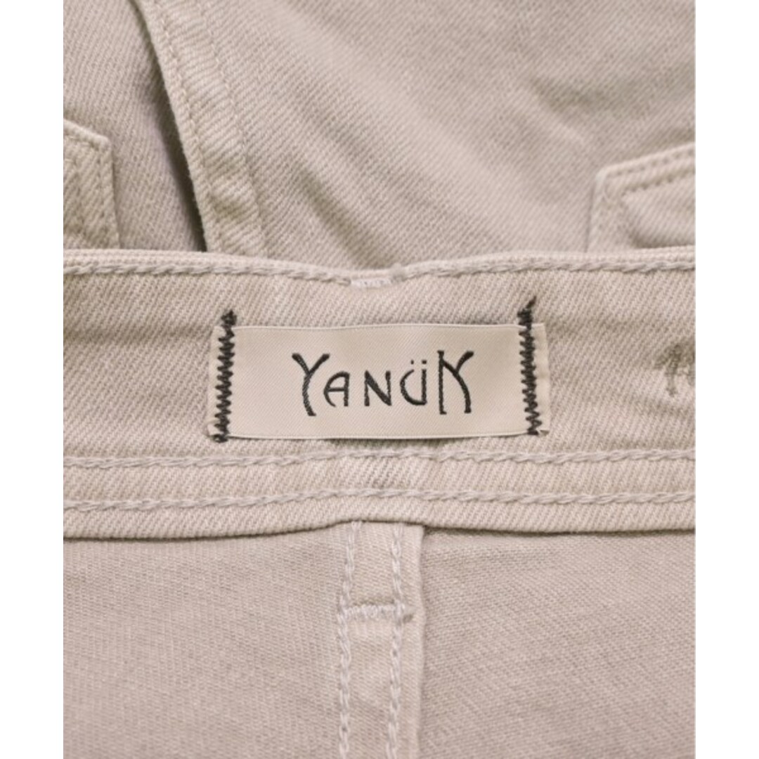 YANUK(ヤヌーク)のYANUK ヤヌーク デニムパンツ 23(XS位) ベージュ 【古着】【中古】 レディースのパンツ(デニム/ジーンズ)の商品写真